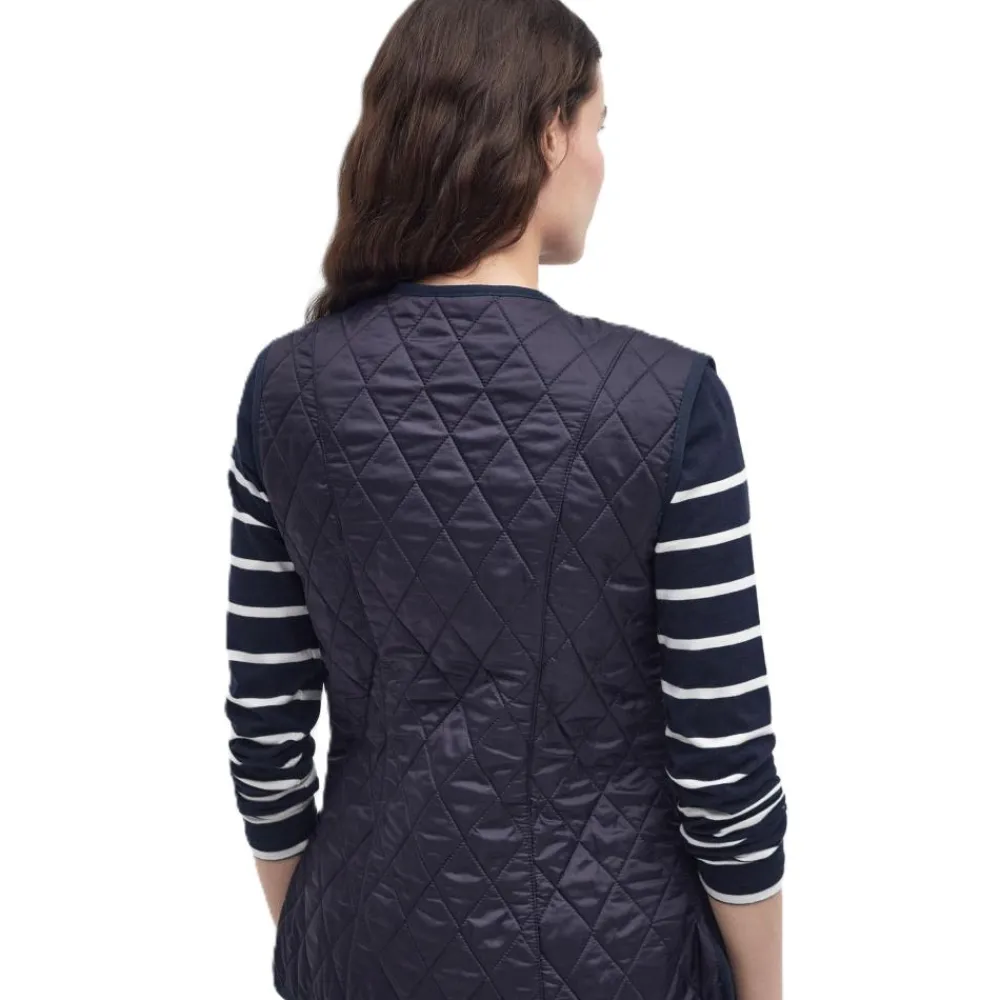 BARBOUR GILET DOUBLURE FEMME BETTY NAVY>Femme Vêtements Barbour·Gilets Barbour Femme