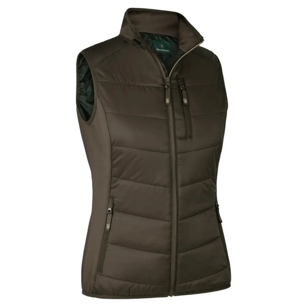 DEERHUNTER GILET FEMME HEAT PADDED WOOD>Femme Vêtements De Chasse·Gilets Femme
