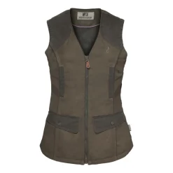 PERCUSSION GILET GARRIGUE FEMME MARRON>Femme Vêtements De Chasse·Gilets Femme