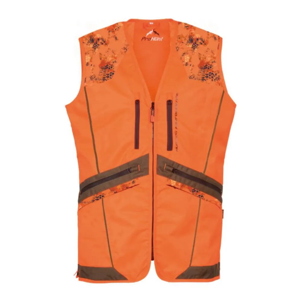 PROHUNT GILET GRIFFON BLAZE>Homme Vêtements & Accessoires Blaze·Gilets De Chasse Epi Orange Fluo