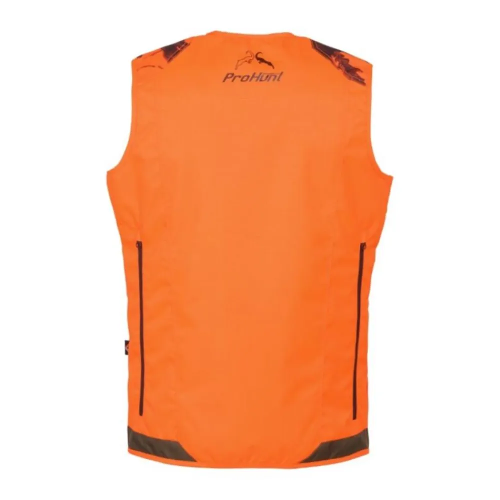 PROHUNT GILET GRIFFON BLAZE>Homme Vêtements & Accessoires Blaze·Gilets De Chasse Epi Orange Fluo
