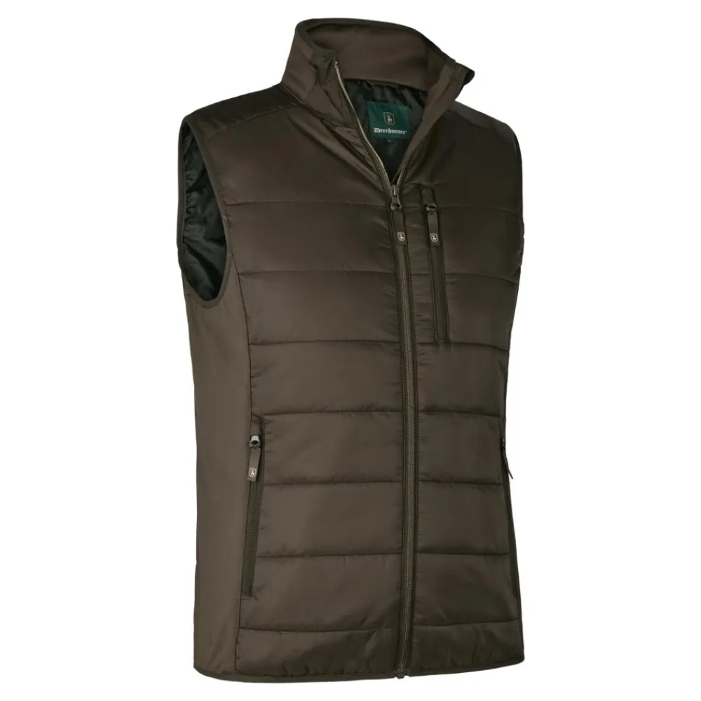 DEERHUNTER GILET HEAT PADDED WOOD>Homme Vêtements De Chasse Chauffants·Gilets Chauffants