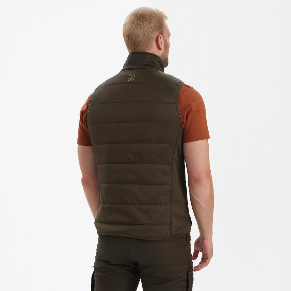 DEERHUNTER GILET HEAT PADDED WOOD>Homme Vêtements De Chasse Chauffants·Gilets Chauffants