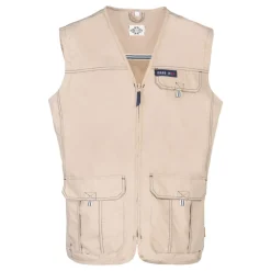 IDAHO GILET HOMME PLAISANCE BEIGE>Homme Vestes Et Gilets·Gilets Reporters