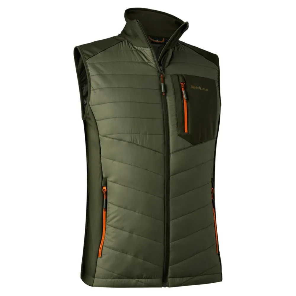 DEERHUNTER GILET MATELASSE HOMME CHAMOIS FOREST>Homme Vêtements & Accessoires Deerhunter·Gilets Sans Manches Deerhunter