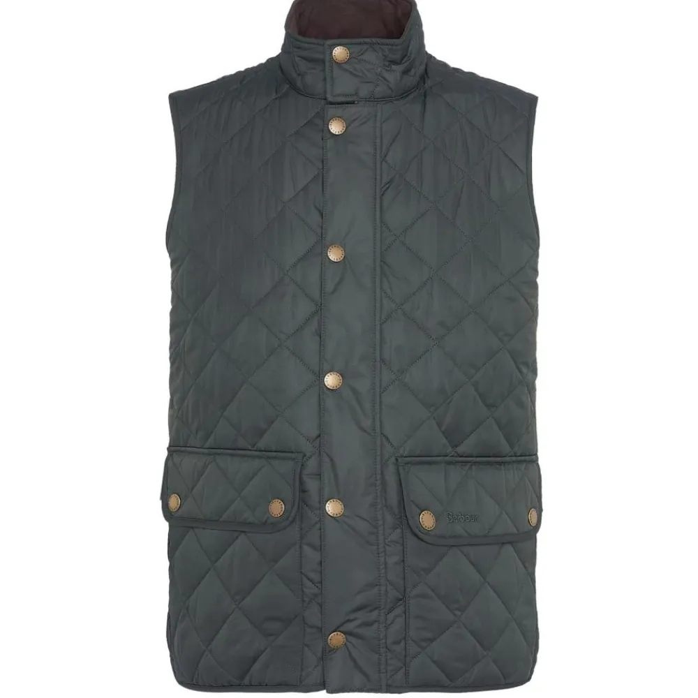 BARBOUR GILET MATELASSE NEW LOWERDALE SAGE>Homme Vêtements Barbour·Gilets Matelassés Barbour