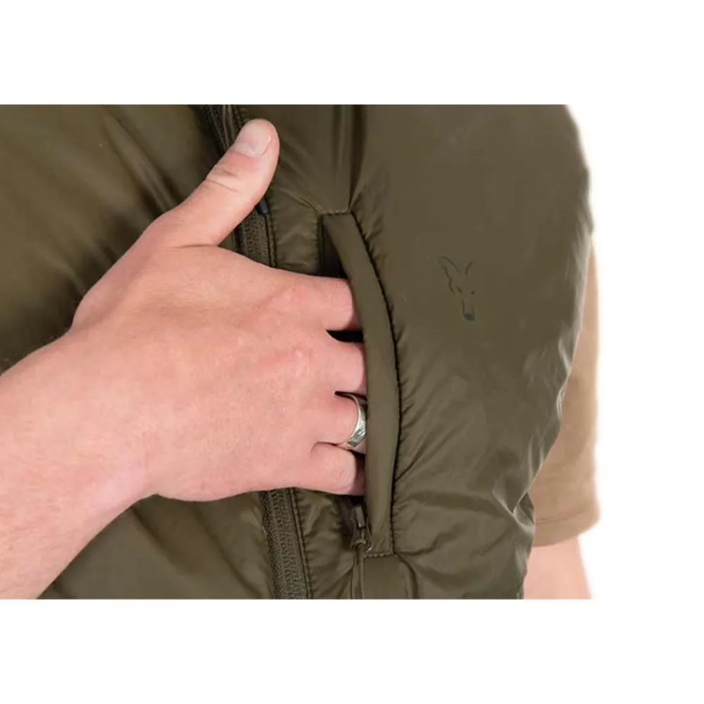 FOX GILET MATELASSE SANS MANCHE OLIVE> Vêtements Pêche De La Carpe·Vêtements Fox