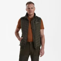 DEERHUNTER GILET MOOR PADDED TIMBER><noscript><img width=