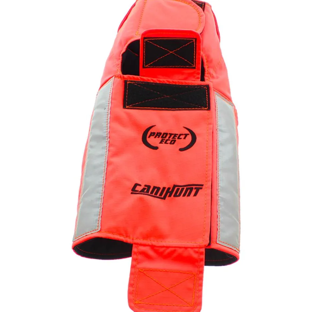 CANIHUNT GILET PROTECT ECO ORANGE> Gilets Et Manteaux·Gilets De Protection Chiens|Gilets Et Manteaux·Gilets De Protection Chiens