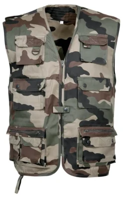 IDAHO GILET REPORTER CAMO CENTRE EUROPE>Homme Vêtements Militaires·Gilets Militaires
