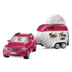 SCHLEICH GRAND VOYAGE ÉQUESTRE EN VOITURE ET REMORQUE>Enfant Jeux Et Jouets·Jeux Et Jouets Équitation