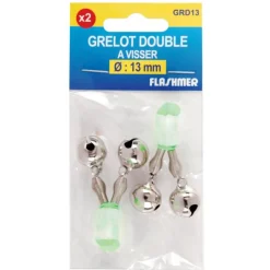 FLASHMER GRELOT DOUBLE A VISSER> Équipements Du Pêcheur En Surf Casting·Indicateurs Lumineux Et Sonores Mer