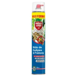PROTECT EXPERT GUEPES ET FRELONS LONGUE PORTÉE 750ML> Lutte Contre Les Insectes·Pièges Contre Les Guêpes Et Frelons