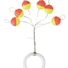 RAGOT GUIDE FIL ROND 6MM X6 ORANGE/JAUNE> Accessoires De Montage Truite·Flotteurs Et Guide-Fil Truite