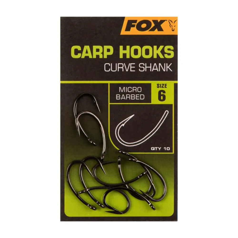 FOX HAMECON CURVE SHANK X10> Accessoires De Montage Carpe·Accessoires De Montage Fox