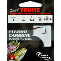 RAGOT HAMECON MONTE FLUORO FORGE BLEU REN> Accessoires De Montage Truite·Hameçons Truite