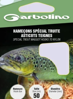 GARBOLINO HAMECON MONTE TRUITE ASTICOTS TEIGN> Accessoires De Montage Truite·Hameçons Truite