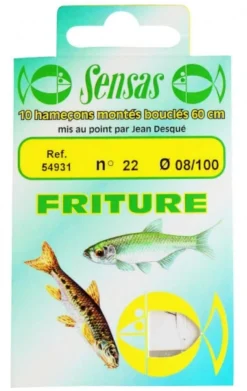 SENSAS HAMECON MONTES FRITURES> Montage Des Lignes·Hameçons Coup