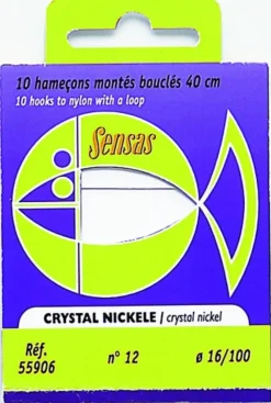 SENSAS HAMECON MONTS CRYSTAL NICKELE> Montage Des Lignes·Hameçons Coup