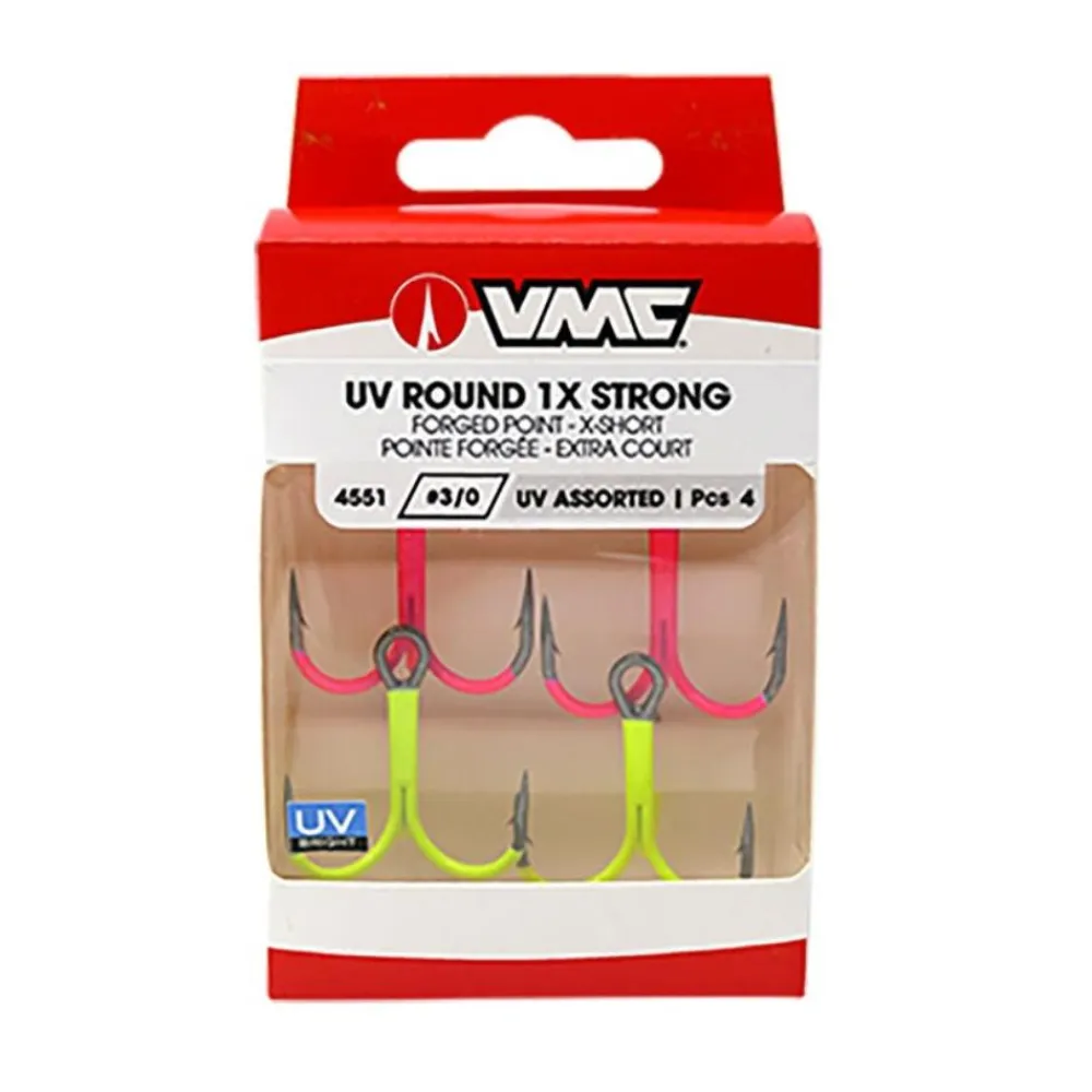 VMC HAMECON TRIPLE UV ROUND 4551 ASSORT> Montages Pêche Au Posé·Hameçons Carnassiers