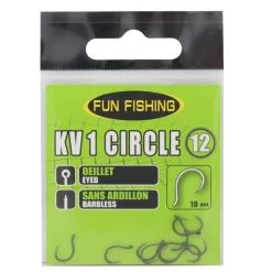 FUN FISHING HAMECONS COUP NON MONTES KV-1 CIRCLE X10> Montage Des Lignes Carpodrome·Hameçons Coup Carpodrome
