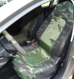 HV DVPT HOUSSES AVANT X2+COUVRE VOLANT CAMO> Protection De La Voiture·Couvre-Sièges Pour Voiture