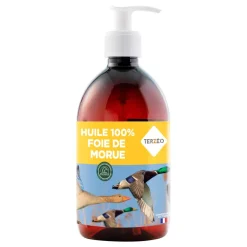 TERZEO VOS ANIMAUX HUILE 100% FOIE DE MORUE> Élevage Canards, Sauvagines Et Oies·Aliments Complémentaires|Élevage Canards, Sauvagines Et Oies·Compléments Alimentaires