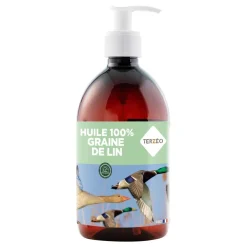 TERZEO VOS ANIMAUX HUILE 100% GRAINE DE LIN> Élevage Canards, Sauvagines Et Oies·Aliments Complémentaires|Élevage Canards, Sauvagines Et Oies·Compléments Alimentaires