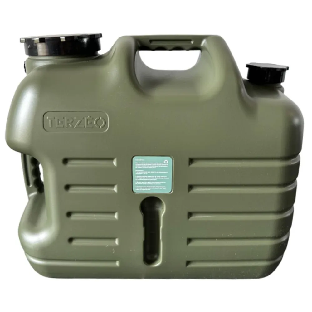 TERZEO PASSIONNÉS DE NATURE JERRICAN A EAU KAKI 25L + ROBINET> Activités De Plein Air Et Bivouac·Bidons Et Jerricans