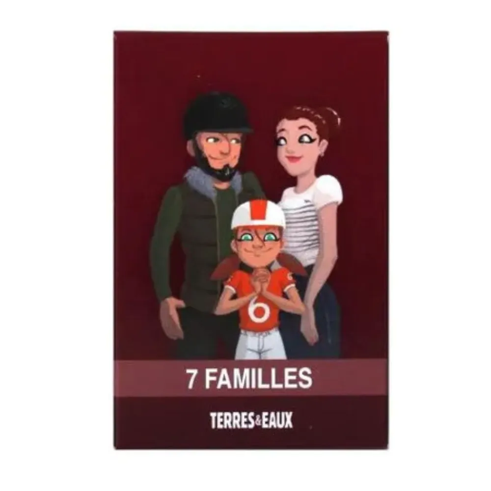 TERRES & EAUX JEU DE 7 FAMILLES T&E CAVALIERS>Enfant Jeux Et Jouets·Jeux De Cartes