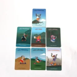 TERRES & EAUX JEU DE 7 FAMILLES T&E CHASSEURS><noscript><img width=