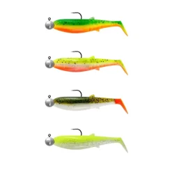 SAVAGE GEAR KIT DE 4 LEURRES SOUPLES ARMES CANNIBAL SHAD 6.8CM> Leurres Souples Carnassiers·Leurres Souples Savage Gear