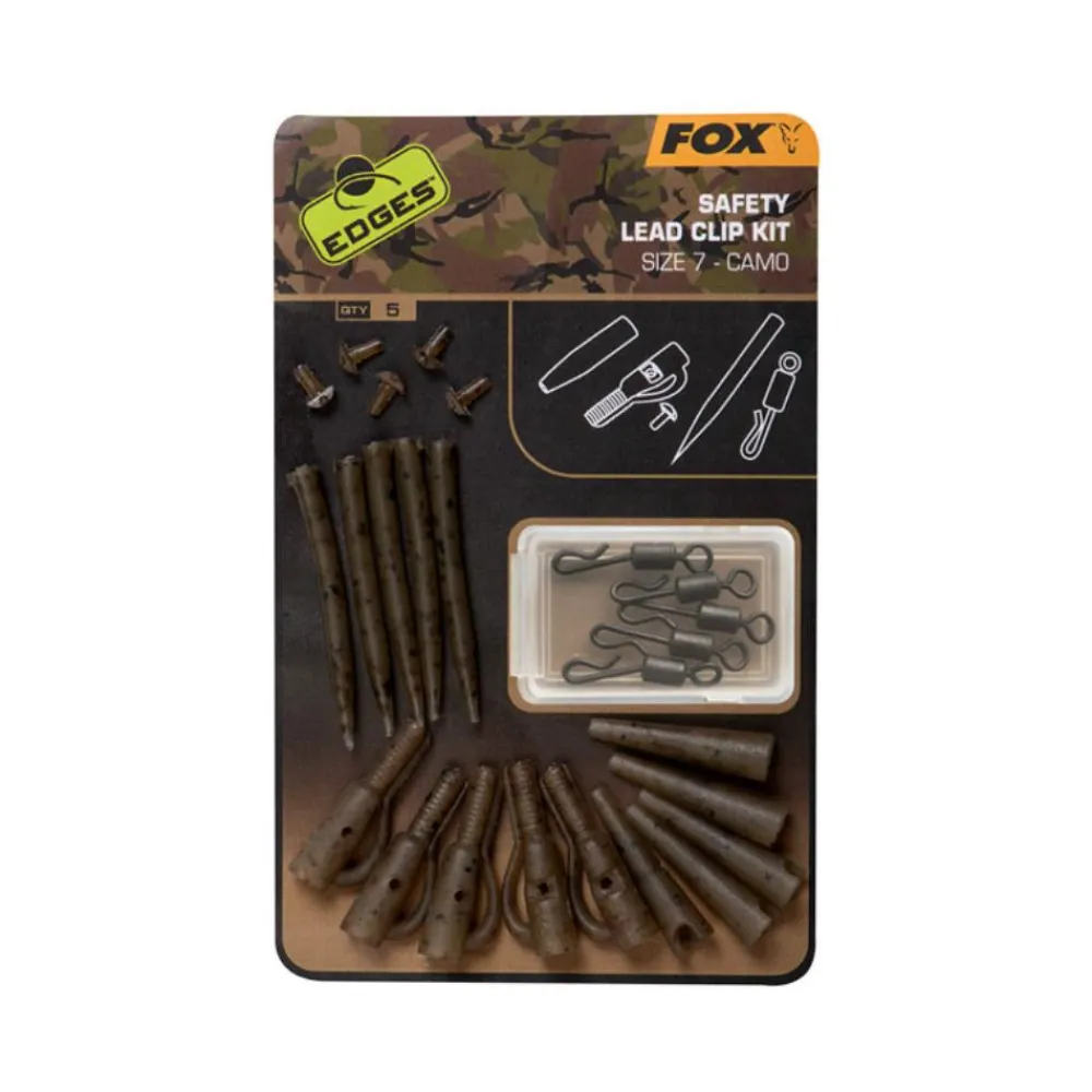 FOX KIT DE MONTAGE CLIP PLOMB CAMO T7> Accessoires De Montage Carpe·Accessoires De Montage Fox