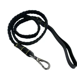 LAISSE TRESSEE 120CM NOIR> Colliers, Laisses Et Harnais·Laisses Cuir|Colliers, Laisses Et Harnais·Laisses Cuir
