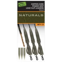 FOX LEAD CLIP LEADERS EDGES NATURALS X3> Accessoires De Montage Carpe·Accessoires De Montage Fox