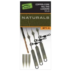 FOX LEADER HELI RIG EDGES NATURALS X3> Accessoires De Montage Carpe·Accessoires De Montage Fox