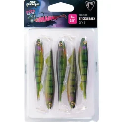FOX RAGE LEURRE SLICK SHAD UV 9CM><noscript><img width=