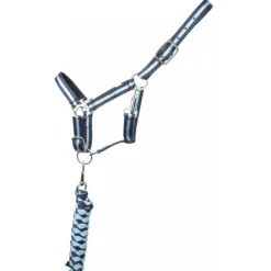 T DE T LICOL + LONGE MARINE/BLEU CIEL> Licols Et Longes·Panoplies Licol + Longe