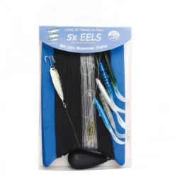 FLASHMER LIGNE DE TRAINE BATEAU 5X EELS> Bas De Ligne Mer Bateau·Lignes De Traîne