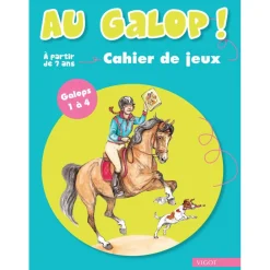 EDITION VIGOT LIVRE AU GALOP (1A4) CAHIER JEUX> Livres Sur L'Équitation·Livres Sur Les Galops