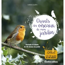 EDITION RUSTICA LIVRE CD CHANTS DES OISEAUX JARDIN> Livres Sur Les Animaux·Livres Sur Les Oiseaux