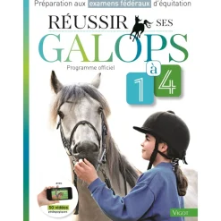 EDITION VIGOT LIVRE REUSSIR GALOPS 1 A 4 COURS> Livres Sur L'Équitation·Livres Sur Les Galops