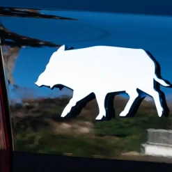 HV DVPT LOGO ALU 3D SANGLIER> Protection De La Voiture·Rangements Et Accessoires Pour Voiture