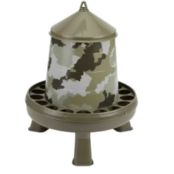 GAUN MANGEOIRE CAMO AVEC PIEDS> Mangeoires Et Tremies Poules Et Canards·Mangeoires Et Tremies Plastique - De 4Kg|Mangeoires·Mangeoires Plastique - De 4Kg