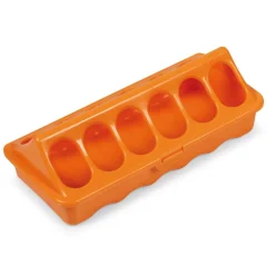 GAUN MANGEOIRE PLASTIQUE ORANGE> Mangeoires Et Tremies Poules Et Canards·Mangeoires Et Tremies Plastique - De 4Kg|Mangeoires·Mangeoires Plastique - De 4Kg