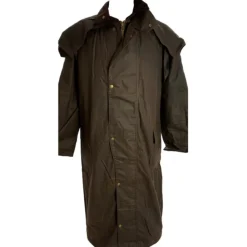 LOVER GREEN MANTEAU HUILE MARRON>Homme Vestes Et Gilets·Vestes Imperméables