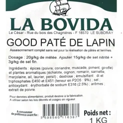 LA BOVIDA MELANGE D'EPICES POUR PATE DE LAPIN> Faire Ses Charcuteries·Épices À Charcuteries