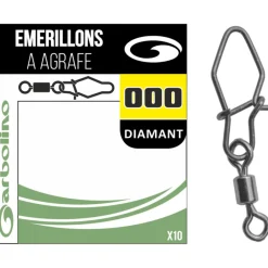GARBOLINO MICRO EMERILLONS + AGRAFE DIAMANT> Accessoires De Montage Truite·Émerillons Truite