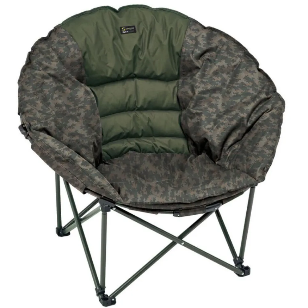 CARP SPIRIT MOON CHAIR BLAX CAMO> Bivouac Carpe·Level Chairs