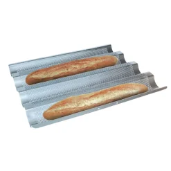 BAUMALU MOULE A 2 BAGUETTES 38X17,5CM> Faire Son Pain·Moules À Pain, Brioches Et Desserts